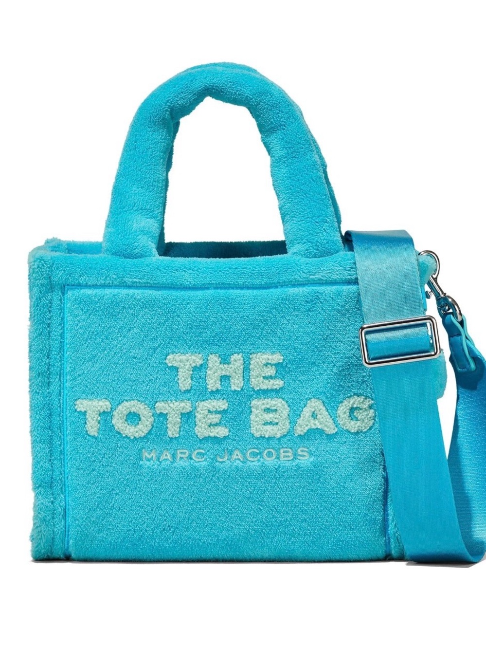 NWT Marc Jacobs The Terry Small Tote Bag in Pool Blue 🌊